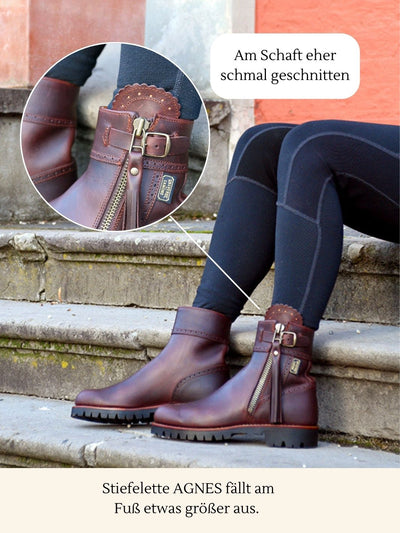 WINTERSTIEFELETTE AGNES - 100% Lammfell & Vibram® Sohle